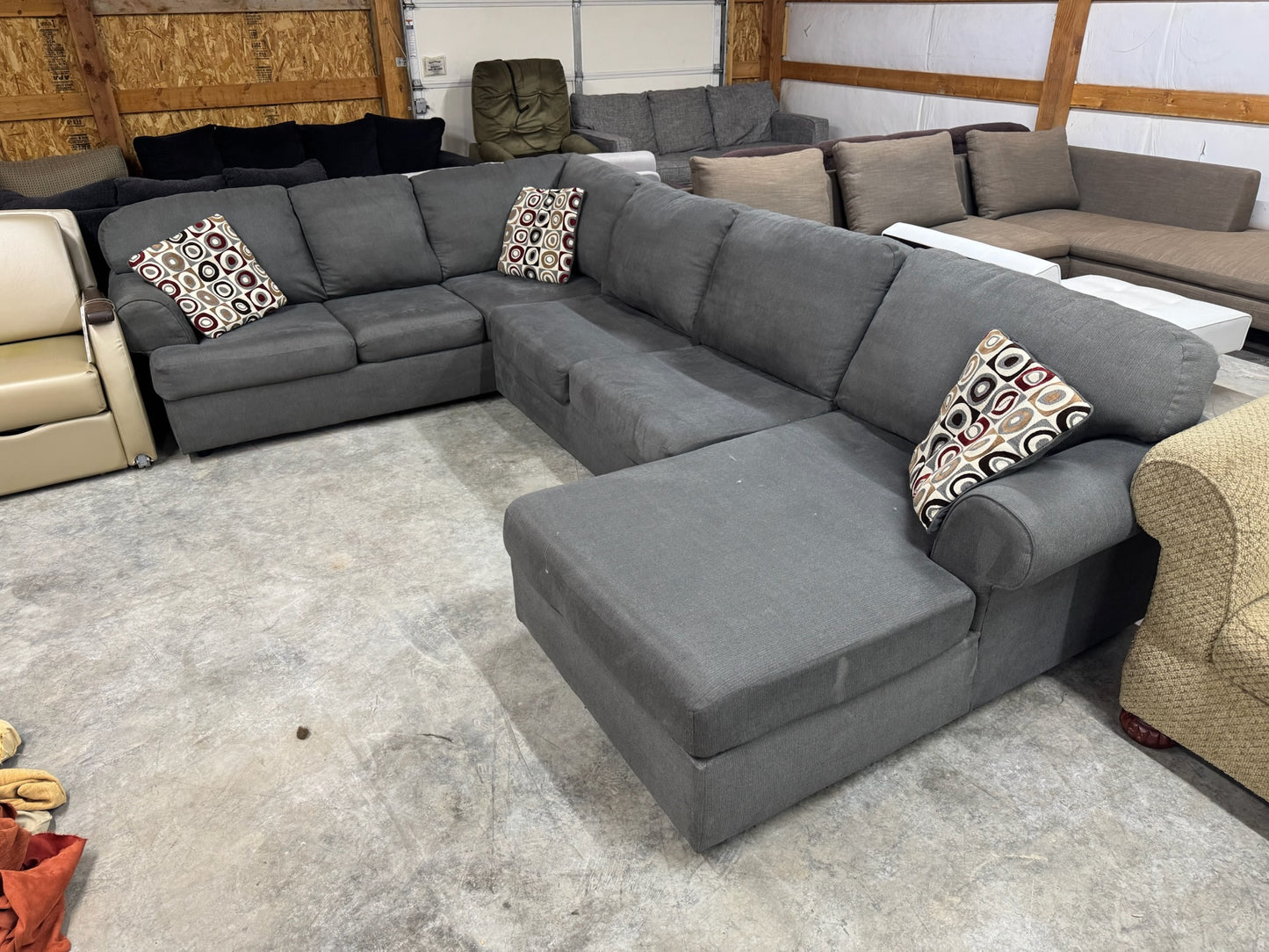 Wrap Around Sectional Couch (WE DELIVER)
