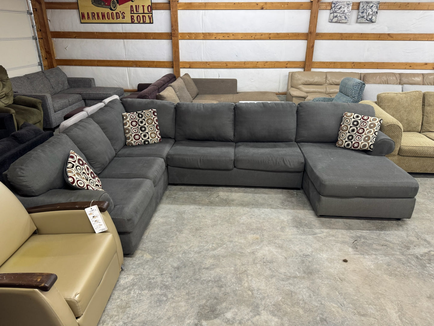 Wrap Around Sectional Couch (WE DELIVER)
