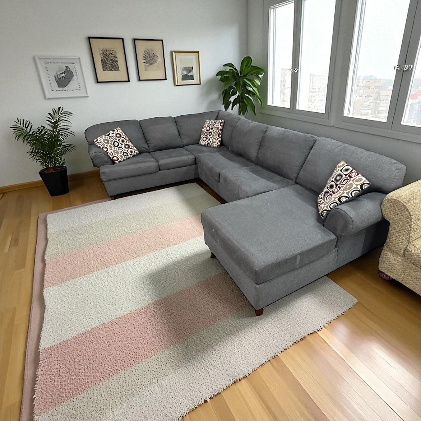 Wrap Around Sectional Couch (WE DELIVER)