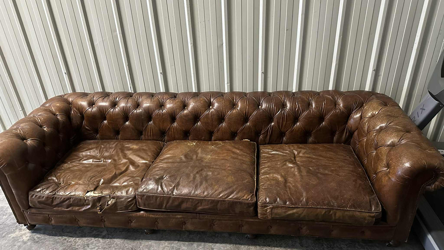 Leather Restoration Hardware Couch (DELIVERY OFFERED)