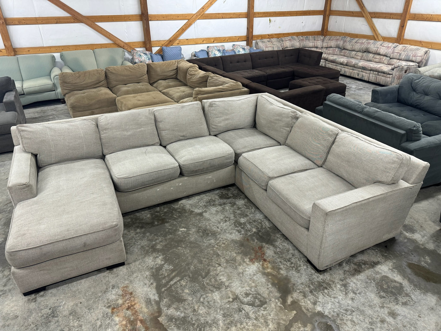 Wrap Around Sectional Couch (WE DELIVER)