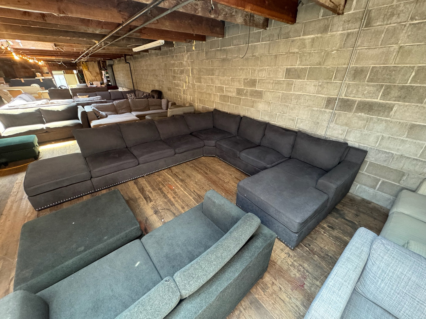 Wrap Around Sectional Couch (WE DELIVER)