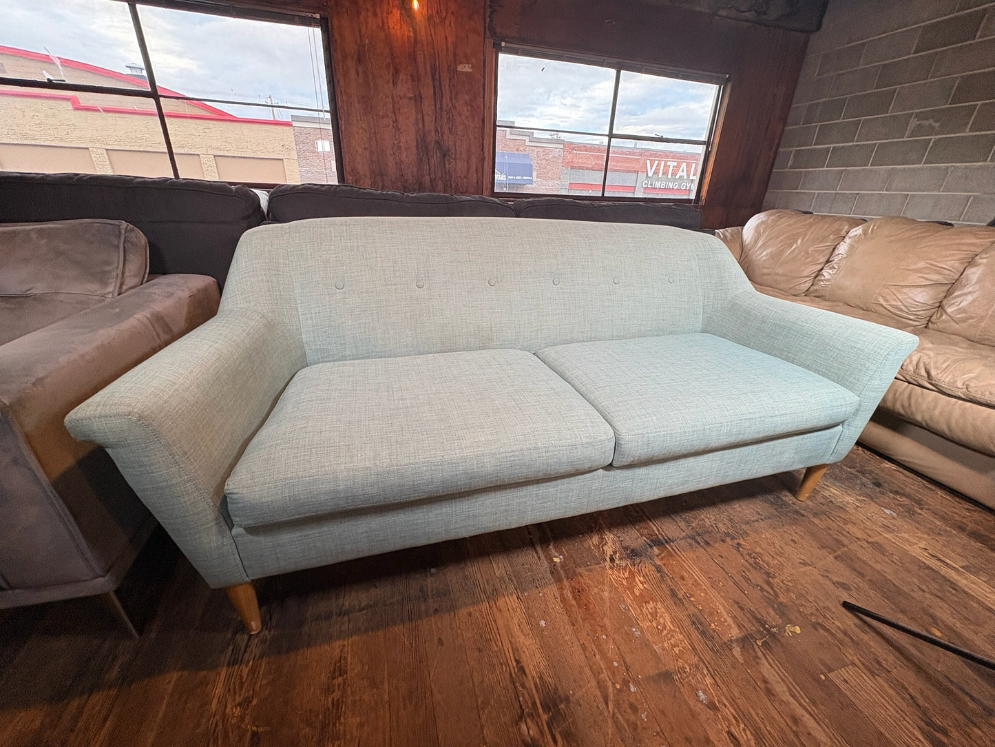 West Elm Mid-Century Moden Sofa (WE DELIVER + HAUL AWAY OLD COUHCES)