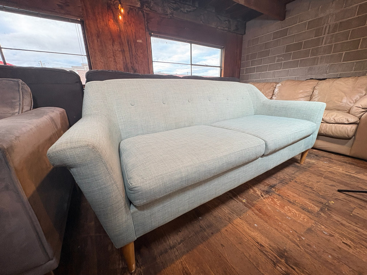 West Elm Mid-Century Moden Sofa (WE DELIVER + HAUL AWAY OLD COUHCES)