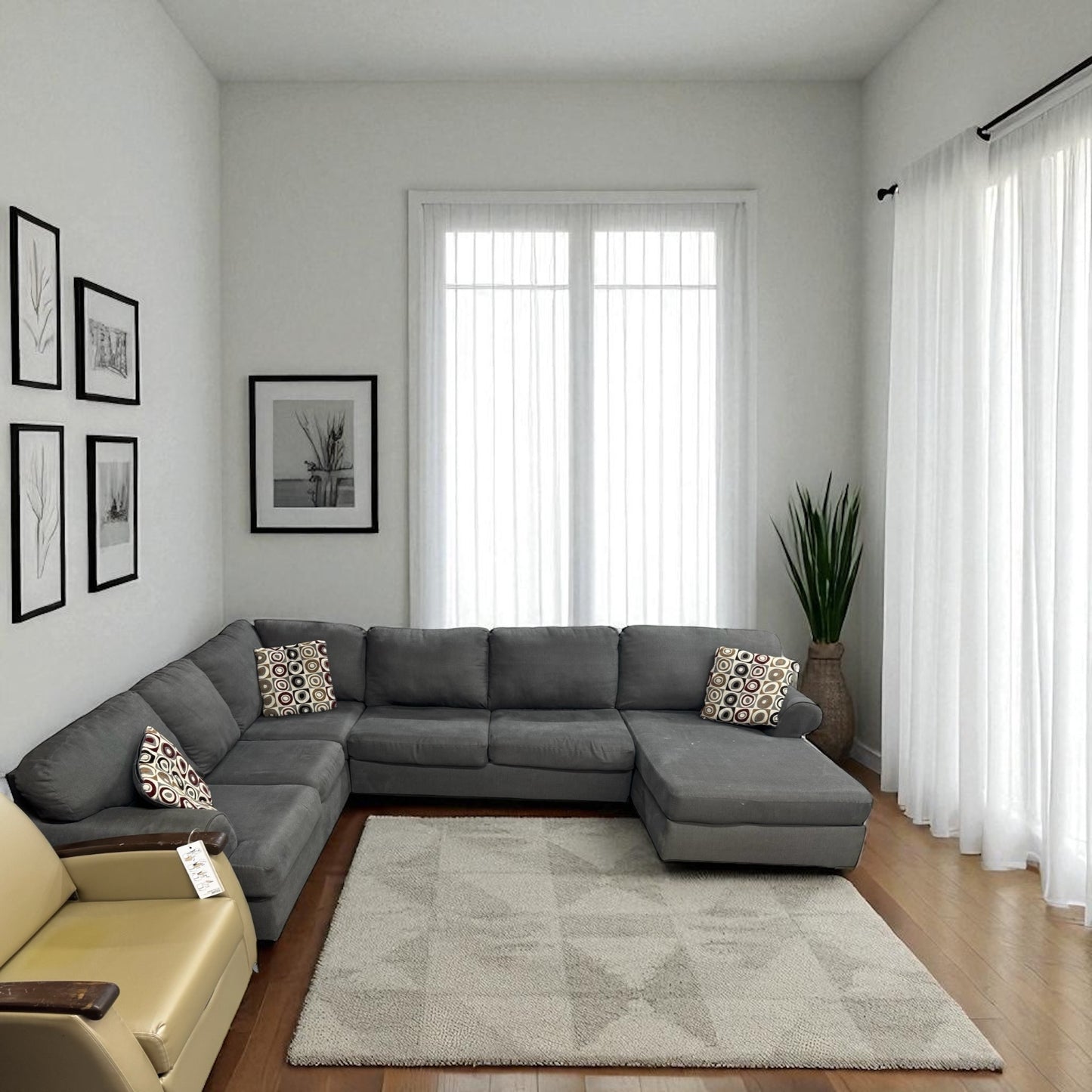 Wrap Around Sectional Couch (WE DELIVER)
