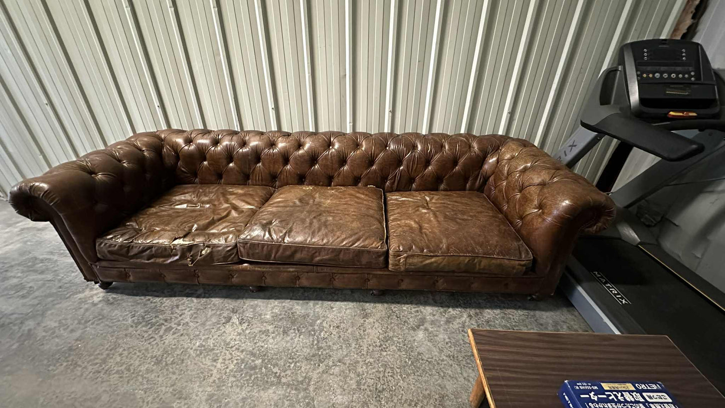 Leather Restoration Hardware Couch (DELIVERY OFFERED)
